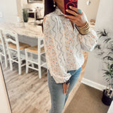 Kayla Top - Ivory Ivy Lane