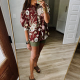 Moving Through My Mind Top - Merlot