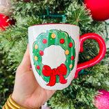 Simply Southern | Ceramic Mug - Wreath