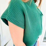 Found Love Sweater Top- Forest