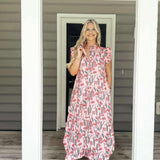 Hoping For The Best Midi Dress - Pink