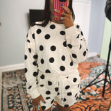 Polka Dot Set - Black/Cream