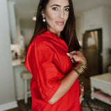 Sloan Top - Red