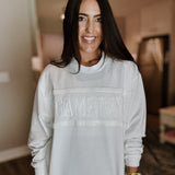 Sarah Sweatshirt - White Game Day