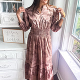 Tour the City Midi Dress - Latte