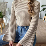 Mock Neck Long Sleeve Sweater