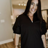 Adrienne | Charlotte Dress - Black
