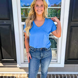 Rhea Top - Electric Blue