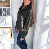 SPANX Airessentials Shine Half Zip
