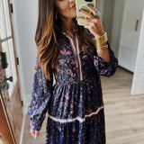 FLORAL SYMPHONY FLORAL SYMPHONYLONG SLEEVE DRESS