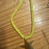 Star Of The Show Necklace - Yellow