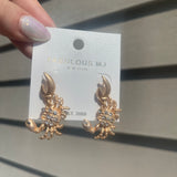 Sparkling Crab Earrings