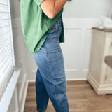 Judy Blue | Mady HW Barrel Jean - Dark