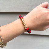 Myles Red & Black Bracelet