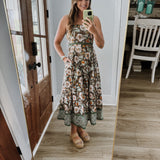 Better Me For You Midi Dress - Brown