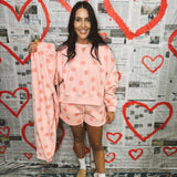 Polka Dot Short - Blush