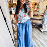 Mary Square | Krista Pant - Blue