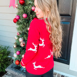 Red Rudolph Sweater - Final Sale