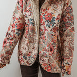 Printed Long Sleeve Hooded Jacket