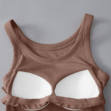 Round Neck Tank with Bra