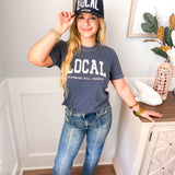 Local Richmond Hill Tee - Denim - Final Sale