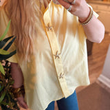 Starfish On The Beach Top - Yellow