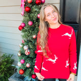 Red Rudolph Sweater - Final Sale