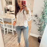 Kayla Top - Ivory Ivy Lane
