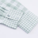 Pocketed Plaid Dropped Shoulder Shirt