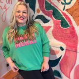 Sarah Sweatshirt - Merry Merry - Final Sale