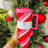 30oz To Go Tumbler - Candy Cane