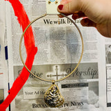 Oh Shell Statement Necklace - Gold