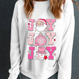 JOY Round Neck Long Sleeve Sweatshirt