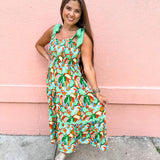 Trip To Paradise Dress - Green