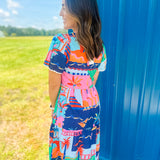 Tropic Livin Maxi Dress- Multi