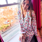 Santa Feather PJ Set - Final Sale