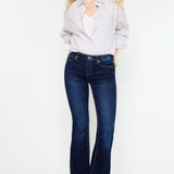 Kancan Mid Rise Slim Flare Jeans