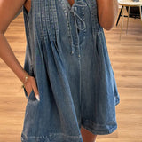 Tied Romper with Pockets