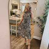 Know You Would Midi Dress - Black