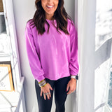 Mary Square | Cora Top - Orchid
