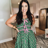 Autumn Sweetheart Dress Green