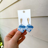 Chinoiserie Square Earrings