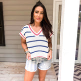 Simply Southern | Jeckyll Top - Blue Stripe
