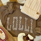 PREORDER - Leopard Name Sweatshirts - CLOSING 11.24