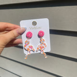 Flamingo Acrylic Earring - Smitten Kitten