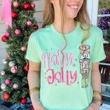 Holly Jolly Nutcracker Tee - Final Sale