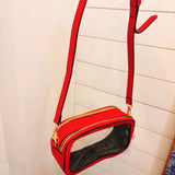 Clear Red Crossbody - Final Sale