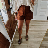 Nothing Better Short - Chestnut