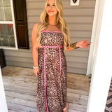 How Wild Are You Midi Dress - Pink