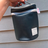 Barrel Organizer Toiletry Bag - Take It Easy (Black)